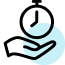 Clock hand icon 